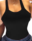 Thick Strap Backless Bowknot Women's Top