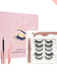 Magnetic Eyelashes with 2 Magnetic Eyeliner & Tweezer Kit