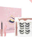 Magnetic Eyelashes with 2 Magnetic Eyeliner & Tweezer Kit