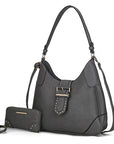 Juliette Vegan Leather Women Shoulder Bag with Matching Wallet