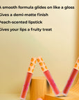 REVOLUTION Tasty Peach Liquid Lipstick