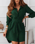 Knee-Length Casual A-Line Slim Fit Shirt Women's Dress