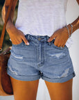 Sexy Wash Streetwear Denim Shorts Pants