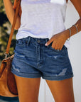 Sexy Wash Streetwear Denim Shorts Pants