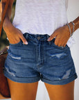 Sexy Wash Streetwear Denim Shorts Pants