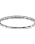 14K White Gold Round-Cut Diamond Bangle (3 cttw, H-I Color, SI1-SI2