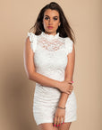 Elegant Lace Mini Dress