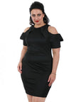 Curvy Plus Size Short Fashion Women's Dress