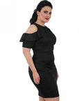 Curvy Plus Size Short Fashion Women's Dress