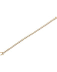 10K Yellow Gold Plated 3.0 Cttw Diamond Triangle Wristlet