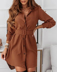 Knee-Length Casual A-Line Slim Fit Shirt Women's Dress