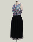 O-Neck Sequins A-Line Dress
