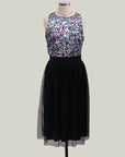 O-Neck Sequins A-Line Dress