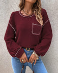 Loose Causal All-match Knitted Tops