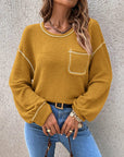 Loose Causal All-match Knitted Tops