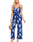 Women's Floral Pants Jumpsuit