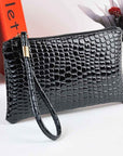 Women's Crocodile PU Leather Bag