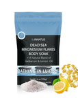 Luxury Dead Sea Spa  – Bath Salt, Magnesium Flakes & Body Oil Gift Set