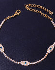 Vintage Bule Evil Eye Anklet Bracelet