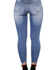 High Waist Pants Women Slim Stretch Denim Jean