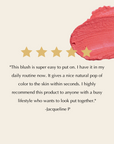 Compact Blush Stain Stick for Cheeks,