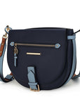 Drew Vegan Leather Color Block Women Shoulder Bag