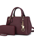 Ruth Vegan Leather Women Satchel Bag with Wallet