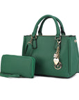 Ruth Vegan Leather Women Satchel Bag with Wallet