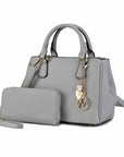 Ruth Vegan Leather Women Satchel Bag with Wallet
