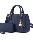 Ruth Vegan Leather Women Satchel Bag with Wallet