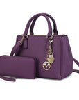 Ruth Vegan Leather Women Satchel Bag with Wallet