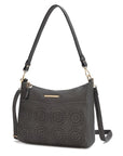 Alanis Laser Cut Vegan Leather Women Shoulder Bag