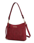 Alanis Laser Cut Vegan Leather Women Shoulder Bag