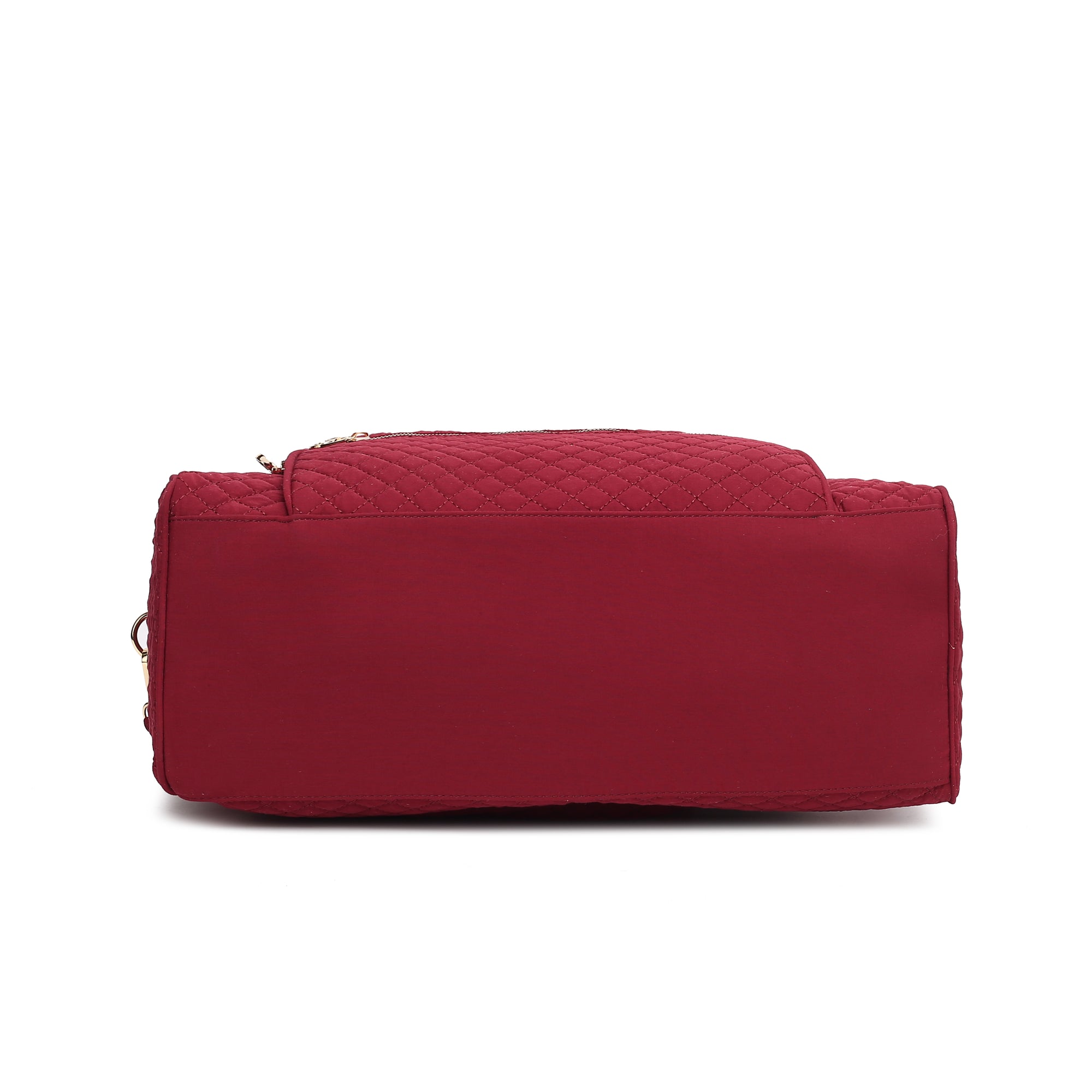 MKF Collection Jayla Solid Quilted Cotton Women Duffle Bag by Mia k