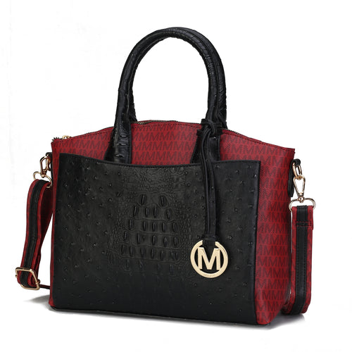 MKF Collection Collins Vegan Leather Women Tote Bag by Mia K