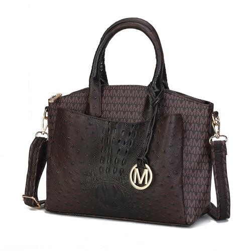 MKF Collection Collins Vegan Leather Women Tote Bag by Mia K