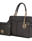 MKF Collection Tenna Vegan Leather Women Satchel Bag by Mia K