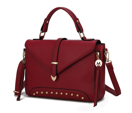 Angela Vegan Leather Women Satchel Bag