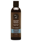 Earthly Body Hemp Massage Oil Sunsational 8 oz.