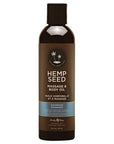 Earthly Body Hemp Massage Oil Sunsational 8 oz.