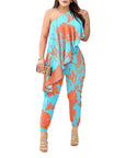 Pants Jumpsuit with Off-Shoulder