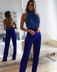 Sexy Backless Pants Jumpsuit for Women