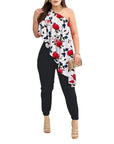 Pants Jumpsuit with Off-Shoulder