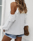 Off Shoulder Ruffles Tops