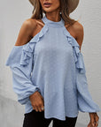 Off Shoulder Ruffles Tops