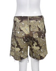 Streetwear Shorts Pants Camouflage Pockets Ditsy