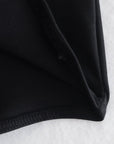 Hollow Out Fitted Bodysuits Vintage Backless Tied Thin Tops