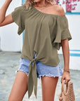 Summer Butterfly Sleeve Tops