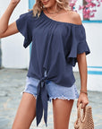 Summer Butterfly Sleeve Tops