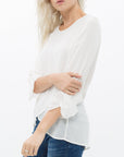 Women's Cross Hem Top